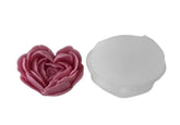 RKPM HOMES Flower Candle Mold I 3D Fondant Heart Leaves Shape Silicone Scented Wax Mould I for DIY Handmade Chocolate Ornament Cake Décor Aromatherapy Soap Resin Art Craft Home Party Decoration (Small)
