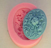 RKPM HOMES Rose Flower Bufe Silicone Soap Bar Molds Rose Bufe Shaped DIY Craft Handmade Soap Mold Cake Decoration Mold Art Crafts Mould