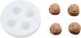 RKPM HOMES Cookie Fondant Mold I 3D Silicone Donut Mould I for DIY Handmade Sugarcraft Cake Decoration, Polymer Clay, Candy, Cupcake, Jelly, Muffin, Soap Resin Wax Making (Butterscotch 4Cavity)