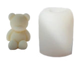 RKPM HOMES Sitting Bear Shape Candle Mold I 3D Cute Animal Cub Silicone Epoxy Mould I for DIY Handmade Chocolate, Cake Décor, Aromatherapy, Soap, Resin Art Craft Making, Home Wedding Party Decoration