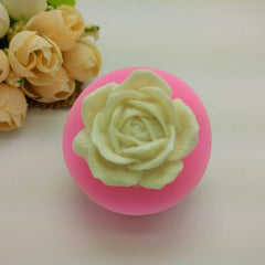 RKPM HOMES Small Rose Shape Chocolate Fondant Mold I 3D Flower Silicone Cupcake Mould I for DIY Handmade Sugarcraft Cake Decoration Polymer Clay Candy Cookies Muffin Soap Resin Wax Making – 1 Cavity