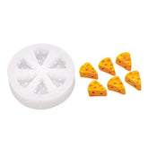 RKPM HOMES Cookie Fondant Mold I 3D Silicone Donut Mould I for DIY Handmade Sugarcraft Cake Decoration, Polymer Clay, Candy, Cupcake Toppers, Jelly, Muffin, Soap Resin Wax Making (6 Cheese Cube)