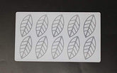 RKPM HOMES Mini Silicone Chocolate Insert Mould Cake Decoration Mould Decor Mould (10 Leaf Insert)