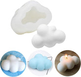 RKPM HOMES Cloud Shape Candle Mold I 3D Fondant Silicone Scented Wax Mould I Succulent Molds | Handmade Candles Making | for Mousse Dessert Soap Cake DIY Decorating