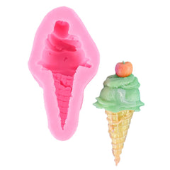 RKPM HOMES Cone Shape Candle Molds I 3D Fondant Ice Cream Pillar Silicone Epoxy Mould I for DIY Handmade Chocolate, Cake Décor, Aromatherapy, Soap, Resin Art Craft Making, Home Party Decoration