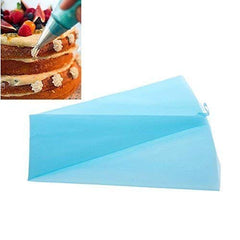 RKPM Cake Decoration Silicone Icing Piping Bag for Cake/Cupcake/Pastry/Icecream Decorating Tool Icing Bag 2 Pcs (Reusable)