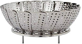 100% Stainless Steel Vegetable Steamer Basket/Insert for Pots, Pans, Crock Pots & More 5.5" to 9.3"
