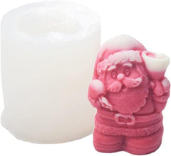 RKPM HOMES Candle Mold I 3D Fondant Silicone Scented Wax Mould I Special for Christmas Succulent Molds for DIY Handmade Aromatherapy Ornament Soap Cake Décor, Resin Art Craft (Santa Cluse)
