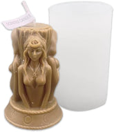 RKPM HOMES 3-Sided Candle Mold I 3D Goddesses Girl Pregnant and Old Woman Shape Silicone Epoxy Mould I for DIY Handmade Ornament Chocolate, Cake Décor, Aromatherapy, Soap, Resin Art Craft Making