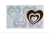 RKPM HOMES Mini Silicone Chocolate Insert Mould Cake Decoration Mould Decor Mould (4 Heart Insert)