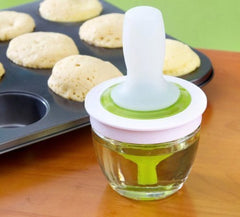 RKPM Chef's Choice Basting Set Silicone Oil Brush Set, Green
