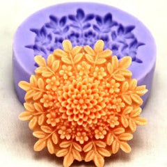 RKPM HOMES Cupcake Fondant Mold I 3D Flower Silicone Chocolate Mould I for DIY Handmade Sugarcraft Cake Decoration, Polymer Clay, Candy, Cookies, Muffin, Soap Resin Wax Making Crafting (RK104)