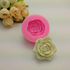 RKPM HOMES Small Rose Shape Chocolate Fondant Mold I 3D Flower Silicone Cupcake Mould I for DIY Handmade Sugarcraft Cake Decoration Polymer Clay Candy Cookies Muffin Soap Resin Wax Making – 1 Cavity