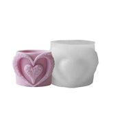 RKPM HOMES Love Candle Mold I 3D Fondant Heart Cup Shape Silicone Epoxy Casting Mould I for DIY Handmade Ornament Cake Décor Chocolate Aromatherapy Soap Resin Art Craft Making Home Party Decoration
