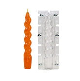 RKPM HOMES Rotating Screw Candle Mold I 3D Long Pillar Spiral Taper Acrylic Rod Wax Mould I Candlestick Molds for DIY Handmade Ornament Aromatherapy, Resin Art Craft Making, Home, Table Decoration