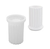 RKPM HOMES Candle Mold I 3D Roman Column Pillar Silicone Epoxy Resin Deep Casting Jar Mould I for DIY Handmade Ornament Chocolate Cake Décor Aromatherapy Soap Resin Art Craft Home Decoration (Stripe)