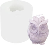 RKPM HOMES Candle Mold I 3D Large Owl Shape Silicone Scented Wax Mould I Succulent Molds for Handmade Ornament Aromatherapy Soap, Clay, Resin Epoxy Casting, Art Craft Making Home Party Decoration
