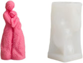 RKPM HOMES Mother and Daughter Candle Molds I 3D Abstract Love & Grow Up Silicone Wax Epoxy Mould I for DIY Handmade Ornament, Cake Décor, Aromatherapy, Soap, Resin Art Craft Making, Home Decoration