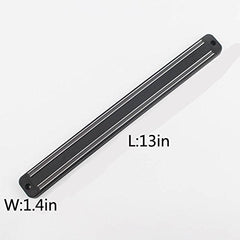 RKPM 33CM Magnet Kitchen Knife Holder, Magnetic Knife Storage Strip, Knife Rack Strip Patti 13 Inch,Magnetic Knife Bar (Black)