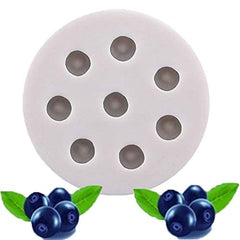 RKPM HOMES Fruit Shape Chocolate Mould | 3D DIY Fondant Silicone Mold | Baking Tools for Cake Chocolate Candy Ice Jelly Soap | Baking Moulds | for Cake Cupcake Topper Decoration (Blue Berry Mold)