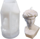 RKPM HOMES Body Shape Candle Molds I 3D Fondant David Portrait Shape Silicone Epoxy Mould I for DIY Handmade Ornament Chocolate Cake Décor Aromatherapy Soap Resin Art Craft Home Decoration (A)