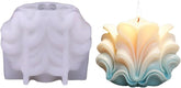 RKPM HOMES Seashell Candle Mold I 3D Fondant Shell Silicone Epoxy Casting Mould I for DIY Handmade Ornament Chocolate Cake Décor Aromatherapy Soap Resin Art Craft Home Desktop Decoration (277)
