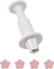 RKPM HOMES 4-Pieces DIY Cake Plunger Cutter Molds Sugarcraft Cake Decorating, (Plum Flower)