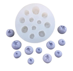 RKPM HOMES Blueberry and Raspberry Chocolate Mold I 3D Mini Fruits Berry Silicone Casting Cupcake Mould I for DIY Cake Decor, Polymer Clay, Candy, Cookies, Muffin, Soap Resin Art Crafts (11 Cavity)
