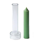 RKPM HOMES Long Tapered Sleek Pillar Candle Mold I Round Head Rod Cylinder Acrylic Candlestick Wax & Beeswax Mold I for DIY Handmade Ornament Aromatherapy Cake Home Party Décor Art Craft Making (15cm)