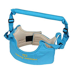 RKPM HOMES Baby Walking Harness Handheld Baby Walker, Adjustable Toddler Walking Assistant Walking Helper for Infant Child, Breathable Stand Up and Walking Learning Helper for Boys Girls (Sky Blue)