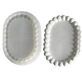 RKPM HOMES Bubble Coaster Mould I Silicone Irregular Pebbles Epoxy Resin Deep Casting Tray I for DIY Homemade Ornament Art Crafts Jewellery Storage Ring Trinket Container Cup Mat Home Table Décor (Ellipse)