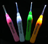 RKPM 3 Piece Flashlight Ear-Pick Earwax Remover Handle with LED Light