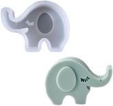RKPM HOMES Mini Animal Shape Candle Mold I 3D Car Freshie Silicone Sculpture Mould I for DIY Handmade Aromatherapy Gypsum Soap Cake Décor, Aroma Beads Car Freshie, Resin Art Craft Making (Elephant)