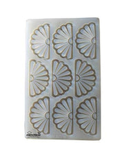 RKPM HOMES Mini Silicone Chocolate Insert Mould Cake Decoration Mould Decor Mould (9 Fan Insert)
