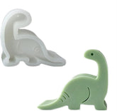 RKPM HOMES Mini Animal Shape Candle Mold I 3D Car Freshie Silicone Sculpture Mould I for DIY Handmade Aromatherapy Gypsum Soap Cake Décor Aroma Beads Car Freshie Resin Art Craft Making (Brontosaurus)