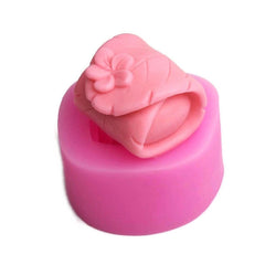 RKPM HOMES Leaf Bag Flower Candle Mold I Silicone 3D Leaf-wrap Epoxy Mould I Candles for DIY Handmade Ornament Chocolate, Dessert, Cake Decor, Aromatherapy, Soap, Resin Casting, Art Craft - 1 Cavity