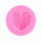 RKPM HOMES 3D Heart Flower Love Heart Shape Mold DIY Fondant Sugar Pudding Soap Candle Mould