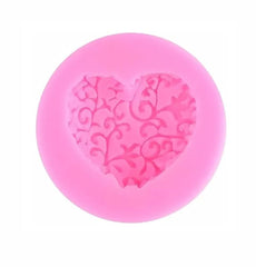 RKPM HOMES 3D Heart Flower Love Heart Shape Mold DIY Fondant Sugar Pudding Soap Candle Mould
