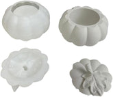 RKPM HOMES Candles Holders Resin Mold I Pumpkin Shape Concrete Silicone Epoxy Casting Jar Mould with Lid I for DIY Handmade Necklace Art Crafts Jewelry Storage Box Ring Trinket Container Home Décor (A)