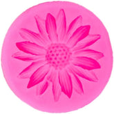 RKPM HOMES Flower Chocolate Mold I 3D Fondant Chrysanthemum Sunflower Shape Silicone Candy Mould I Cake Décor Aroma Beads Polymer Clay Soap Pendant Resin Candle Art Crafts Making (Sun Flower)