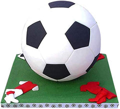 RKPM HOMES 4-Pieces DIY Cake Plunger Cutter Molds Sugarcraft Cake Decorating, Football Shape Cutter