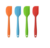 RKPM Silicone Spatula Set ,100% Food Grade ,Heat Resistant Silicone Kitchen Utensils Set for Baking, Cooking & More, One-Piece Design - Nonstick - Dishwasher Safe - Multicolor (2 Pcs)