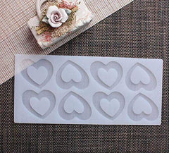 RKPM HOMES Mini Silicone Chocolate Insert Mould Cake Decoration Mould Decor Mould (8 Love Insert)