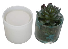 RKPM HOMES Candles Holders Resin Mold I Big Cylinder Shape Casting Plant Silicone Epoxy Candlestick Mould I Succulent Concrete Planter Pot Molds I for DIY Flowers Plants Home Office Wedding Decoration