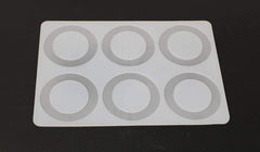 RKPM HOMES Mini Silicone Chocolate Insert Mould Cake Decoration Mould Decor Mould (6 Round Insert)
