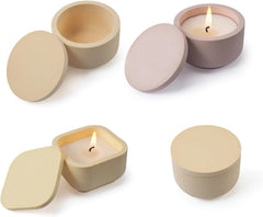 RKPM HOMES Candles Holders Resin Mold I Concrete Silicone Epoxy Casting Mould with Lid I for DIY Handmade Necklace Art Crafts Jewelry Storage Box Ring Trinket Container Home Decorations (Square)