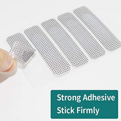 RKPM HOMES Window Weep Hole Screen Patch I Mosquito Net Repair I Breathable Fiberglass Self Adhesive Mesh I Waterproof Sun-Resistant PET Adhesive – Grey (10)