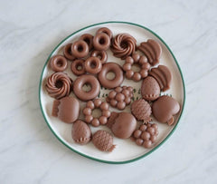 RKPM HOMES Mini Donut Mold I 3D Fondant Circular Round Shape Silicone Doughnuts Baking Tray I for DIY Handmade Sugarcraft Cake Décor Chocolate Candy Muffin Candy Cupcake Jelly Soap Making - 20 Cavity