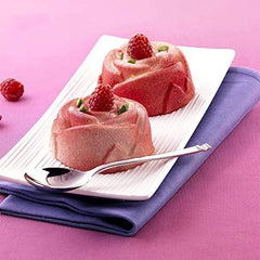 RKPM HOMES 6 Cavities Silicone Soap Molds, Homemade Soap Making Chocolate Baking Molds (Large Rose Flower)