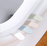 RKPM Pack of 2 Toilet Seat Pad Cover Lifter Lift Handle - White